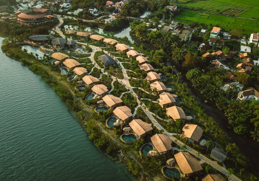 Flourishing on a private island by the Thu Bon River, less than 2 km from Hoi An Ancient Town